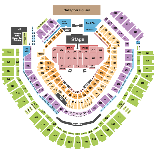 Petco Park Double Down Tour Seating Chart